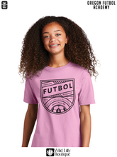 Load image into Gallery viewer, OFA™ Youth Retro Soccer Logo Tee
