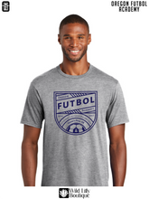 Load image into Gallery viewer, OFA™ Grey Retro Soccer Logo Tee
